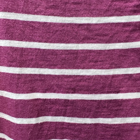 Hollister Women's Striped Purple‎ White Long Sleeve Shirt Pocket Size L - Picture 7 of 8